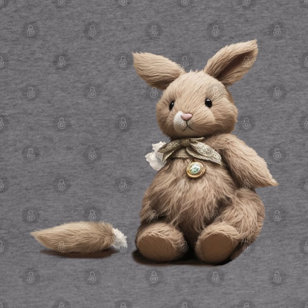 Teddy rabbit without a hand. Palm angels by xlhombat